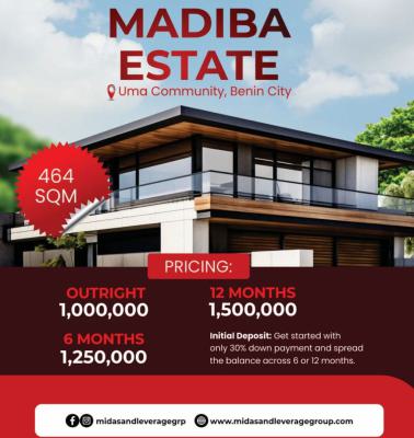 Own a Pieces of Legacy in Land with  Payments Plan Options, Madiba Estate, Uma Community, Benin, Oredo, Edo, Residential Land for Sale
