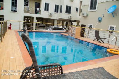 Fully Service 2bedroom Flat at Ikota Villa Estate Lekki, Ikota Villa Estate Lekki, Lekki, Lagos, Terraced Duplex for Rent