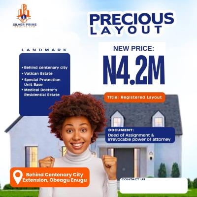 Precious Layout, Behind Centenary, Enugu, Enugu, Mixed-use Land for Sale