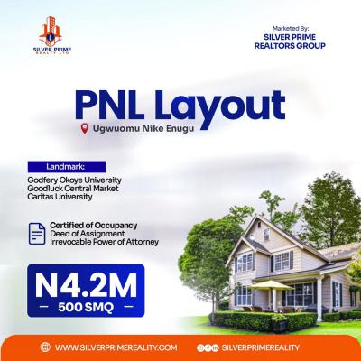 Pnl Layout, Ugwuomu, Enugu, Enugu, Mixed-use Land for Sale