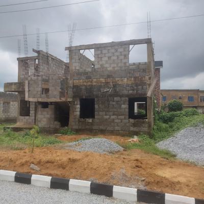 a Detached 4bedroom Duplex at Parapet Level, Stable Estate, Aso District, Airport Road, Lugbe, Lugbe District, Abuja, Detached Duplex for Sale