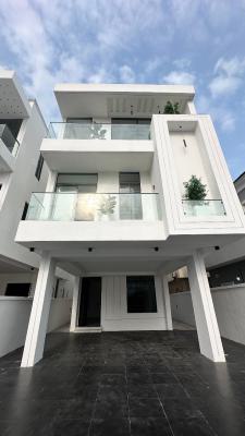 Luxurious 5 Bedroom Fully Detached Duplex with Pool,bq,gym,studyroom, Chevron, Lekki, Lagos, Detached Duplex for Sale