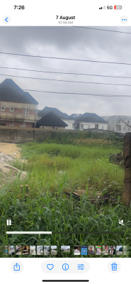 Direct Brief of 581sqm Bareland at Conservation Center Road Orchid, Lekki Conservation Center Road Close to Vandaniels Orchid, Lekki, Lagos, Residential Land for Sale