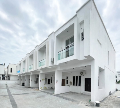 Self Service 3bedroom Terrace Duplex with Bq at Orchid Road, Orchid Road By Jj Apartment, Lekki, Lagos, Terraced Duplex for Rent