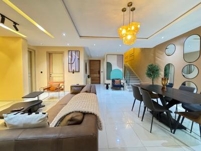 Luxurious 3 Bedroom Maisonette with Ps5 and Swimming Pool, Perfect for Staycations, Lekki Phase 1, Lekki, Lagos, Flat / Apartment Short Let