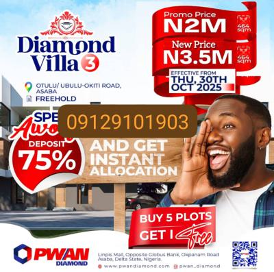 Buy 5 Plots and Get 1 Free, Otulu Ubulu Okiti Road, Aniocha South, Delta, Mixed-use Land for Sale