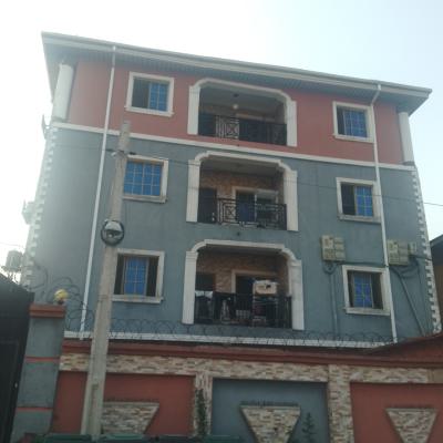 Renovated 2 Bedroom Flat, Off Canal Estate, Ago Palace, Isolo, Lagos, Flat / Apartment for Rent