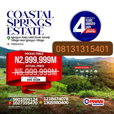Plots of Affordable Land in Ibeju Lekki, Igbogun,close to The Coastal Road, Ibeju Lekki, Lagos, Mixed-use Land for Sale