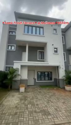 Brand New 4 Bedroom Terrace Duplex with Bq  (pre Finished), Maitama District, Abuja, Terraced Duplex for Sale