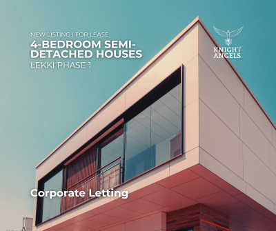 4 Units of 4-bedroom Semi-detached Houses, Lekki Phase 1, Lekki, Lagos, Semi-detached Duplex for Rent