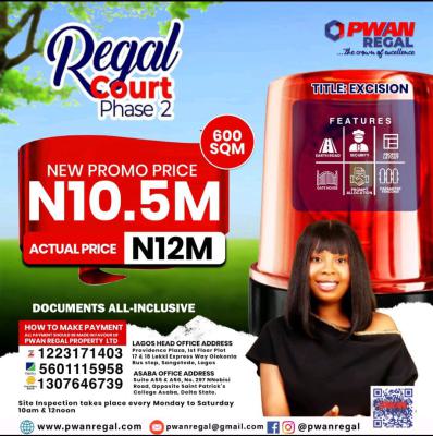 Regal Court Phase 2, Lekki Free Trade Zone, Lekki, Lagos, Residential Land for Sale