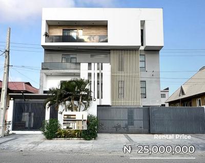 Beautiful 4-bedroom Terrace with a Bq, Lekki, Lekki Phase 1, Lekki, Lagos, Terraced Duplex for Rent