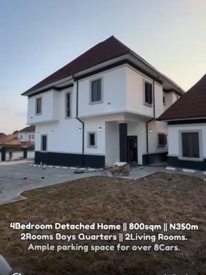 Four (4) Bedroom Detached Duplex with 2 Bedroom Bq, Life Camp, Abuja, Detached Duplex for Sale