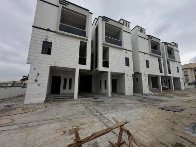 Newly Built 5 Bedroom Terrace Duplex with Bq, Wuye, Abuja, Terraced Duplex for Sale
