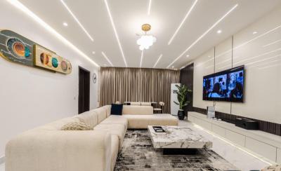 Stylish 2-bedroom Furnished Apartment with Ps5 and Balcony, Lekki Phase 1, Lekki, Lagos, Flat / Apartment Short Let