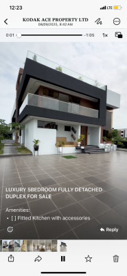 Luxury 5bed Fully Detached Duplex in Ajah, Ajah,lekki ,lagos ,nigeria, Ajah, Lagos, Detached Duplex for Sale