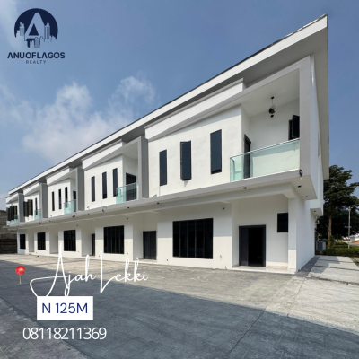 4 Bedroom Terrace Duplex, Ajah, Lagos, Terraced Duplex for Sale