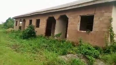 Decent 4 Mini Bedroom Flat Self Contained, Kajola, Close to Train Station, Ifo, Ogun, House for Sale