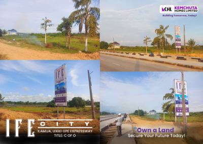 Affordable Luxury Land with C of O in a Lucrative  Area, Directly  Facing Lekki Epe Expressway Ife City Estate, Lekki Expressway, Lekki, Lagos, Mixed-use Land for Sale