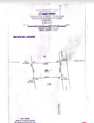 750 Sqm of Land, Mojisola Onikoyi Estate,off Banana Island Road Ikoyi., Ikoyi, Lagos, Land for Sale