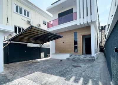 Self-serviced, Come with Your Own Generator 5 Bedroom En-suite Detache, Before Chevron Drive, Osapa, Lekki, Lagos, House for Rent