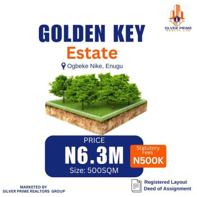 Golden Key Estate, Ogbeke, Enugu, Enugu, Mixed-use Land for Sale