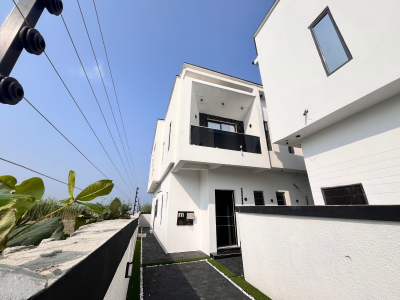 Modern 4 Bedroom Semi Detached Duplex with Bq Available at Ajah, Ajah Lekki Lagos, Ajah, Lagos, Detached Duplex for Sale
