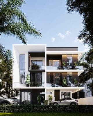 5 Bedroom Semi-detached Duplex, Fubara Dublin Green, Igbo Efon,, Lekki, Lagos, Semi-detached Duplex for Sale