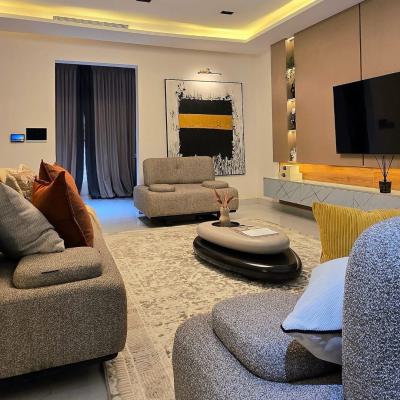 Smartly Built 3 Bedroom Fully Furnished Apartment,pool,cinema,cctv,gym, Serene and Well Secured Neighborhood, Wuye, Abuja, Flat / Apartment for Sale