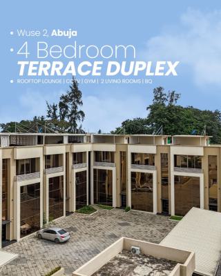 4 Bedroom Terrace Duplex, Wuse 2, Abuja, Terraced Duplex for Rent