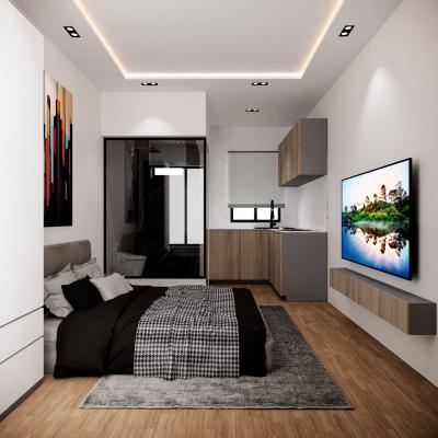 Fully Furnished Studio Apartment (outright Ownership), 21, Mafowuku Street, Off Sholanke Street, Akoka, Yaba, Lagos, Self Contain (single Rooms) for Sale