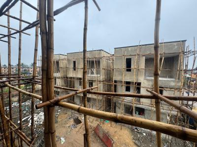 Top Notch Six Units of 4 Bedroom Duplexes, Behind Dideolu Estate, Ogba, Ikeja, Lagos, Detached Duplex for Sale