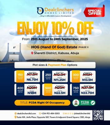 Buy and Build Land with Right of Occupancy, Hog (hand of God) Estate Phase Ii • Sheretti District, Kabusa, Abuja, Kabusa, Abuja, Residential Land for Sale