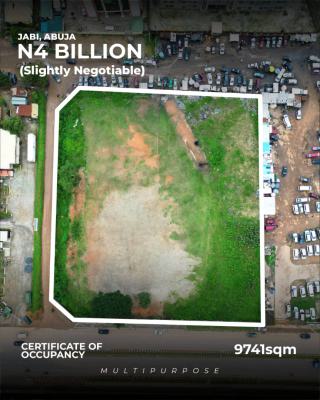 9741sqm Jabi Multipurpose Land, Jabi, Abuja, Mixed-use Land for Sale