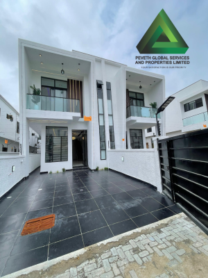4 Bedroom Semi Detached Duplex with Bq, Ikota, Lekki, Lagos, Semi-detached Duplex for Sale