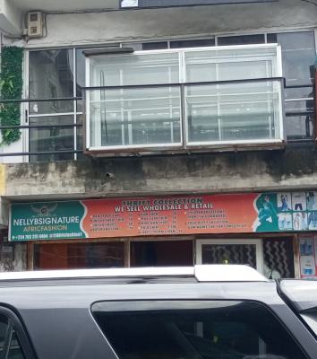 Shop in a Complex Up and Down Facing The Road in a Busy Area, Agungi, Lekki, Lagos, Shop for Rent
