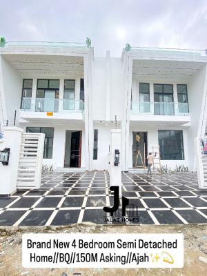 Brand New 4 Bedroom Semi Detached Home with a Bq, Ajah, Lagos, House for Sale