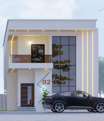 Spacious 2-units of Luxurious 4-bedroom Duplexes, at Citi-ville Estate, Centenary City, Enugu, Enugu, Detached Duplex for Sale