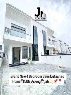 Brand New 4 Bedroom Semi Detached Home with a Bq, Ajah, Lagos, House for Sale