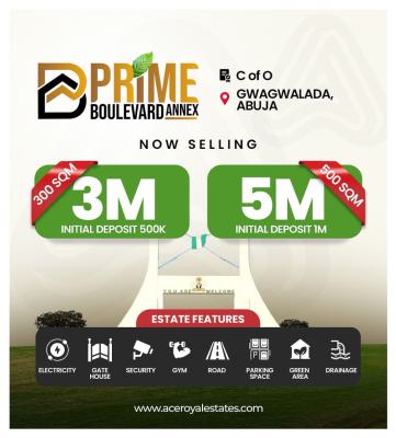 Affordable Dry Land All Inclusive Price, Prime Boulevard Annex, Gwagwalada, Abuja, Residential Land for Sale