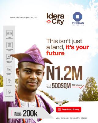 Affordable Land with Registered Survey, Idera Estate, Obada Oko, Abeokuta South, Ogun, Mixed-use Land for Sale