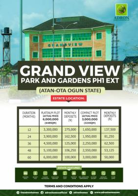 Grandview Park and Gardens, Tipa Garage, Atan Ota, Ado-odo/ota, Ogun, Residential Land for Sale