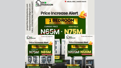 Eko Paragon 1 Bedroom Business Executive Suite, Eko Paragon, Abijo G.r.a, Lekki, Lagos, House for Sale