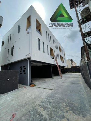4 Bedroom Terrace Duplex with Bq, Osapa London, Lekki, Lagos, Terraced Duplex for Sale