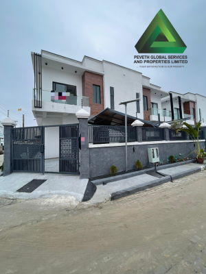 4 Bedroom Semi Detached Duplex with Bq, Ikota, Lekki, Lagos, Semi-detached Duplex for Sale