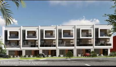 4 Bedroom Terrace Duplex with a Bq and a Swimming Pool, Nizamiye Hospital Idu Abuja, Idu Industrial, Abuja, Terraced Duplex for Sale