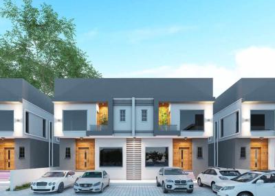 4 Units of 3-bedroom Terrace with Bq, Ambience 2, Ajah, Lagos, Terraced Duplex for Sale