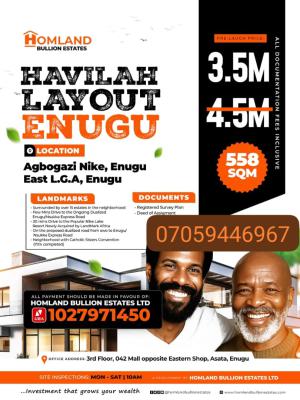 Plots of Affordable Lands in Enugu, Agbogazi Nike, Enugu, Enugu, Mixed-use Land for Sale