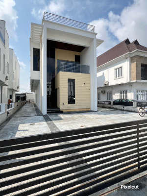 Exquisite 5bedroom Fully Detached Duplex with Bq in a Secure Estate, Osapa, Lekki, Lagos, Detached Duplex for Sale