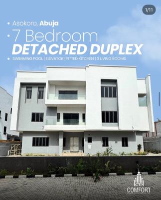 7 Bedroom Fully Detached Duplex, Asokoro District, Abuja, Detached Duplex for Sale